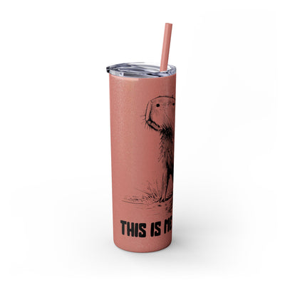 This Is Me Unbothered – Capybara Coffee Skinny Tumbler