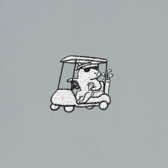 Capybara Cart Captain - Funny Golf Polo Shirt