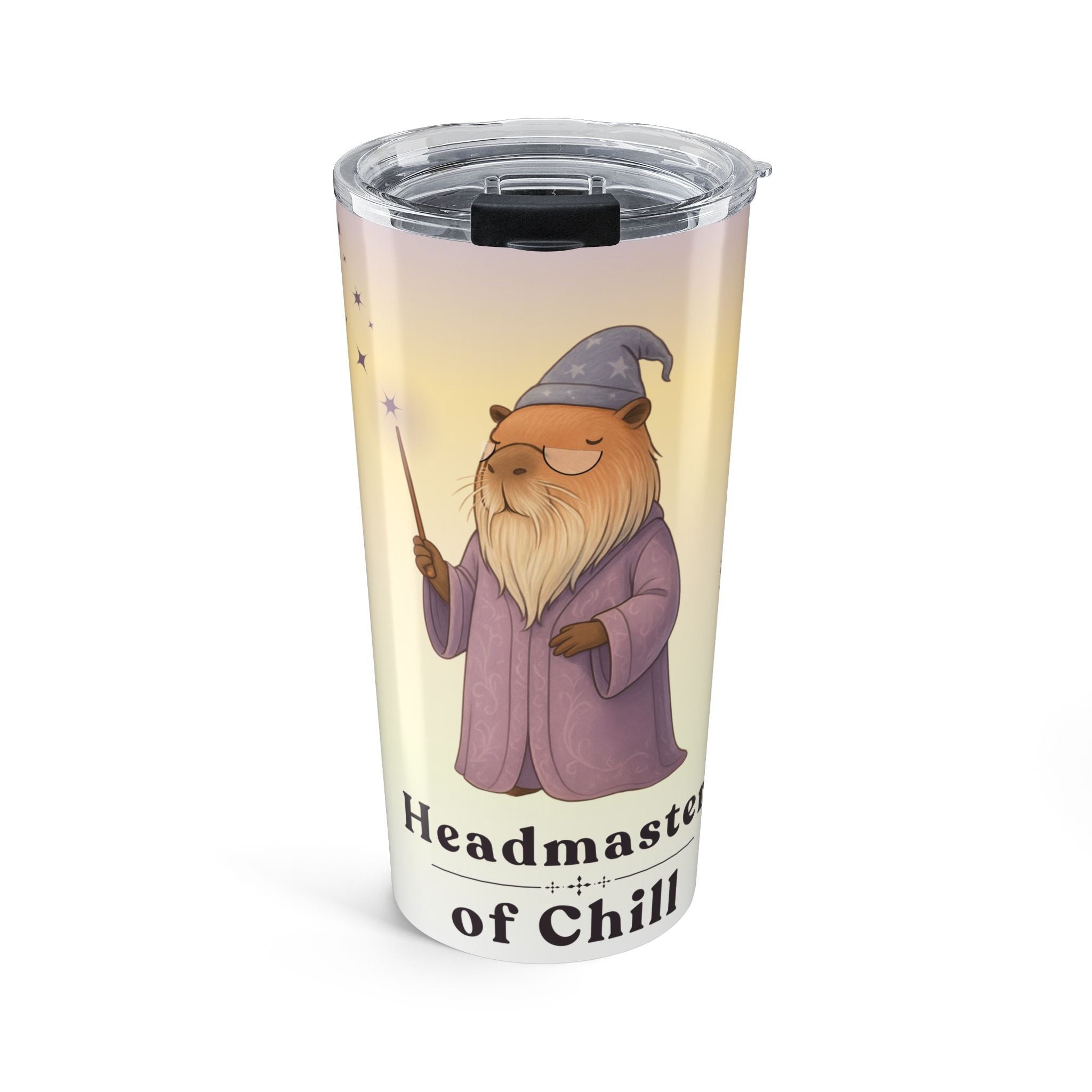 Headmaster of Chill Coffee Mug Tumbler – Unbothered Wizard Mug for Coffee Lovers