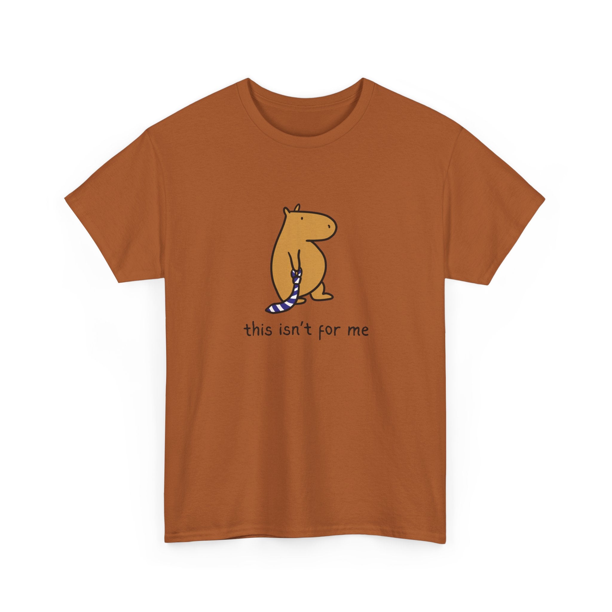 “This Isn’t for Me” Funny Capybara Heavy Tee