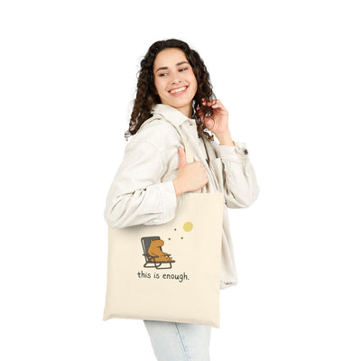 This Is Enough Moonlight Capybara Tote Bag