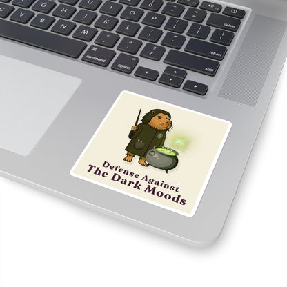 Severus Napebara Sticker – Defense Against the Dark Moods | Magical Capybara Vinyl Sticker