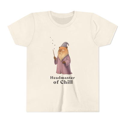 Master of Chill Kids Shirt | Funny Wizard Capybara Youth Graphic Tee