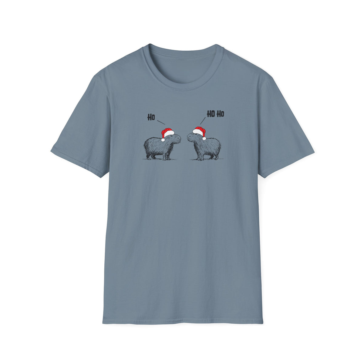 Ho Ho Ho Capybara Softstyle Tee