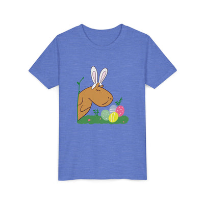 Cute Easter Capybara Bunny Shirt for Kids – Spring Animal Graphic Tee