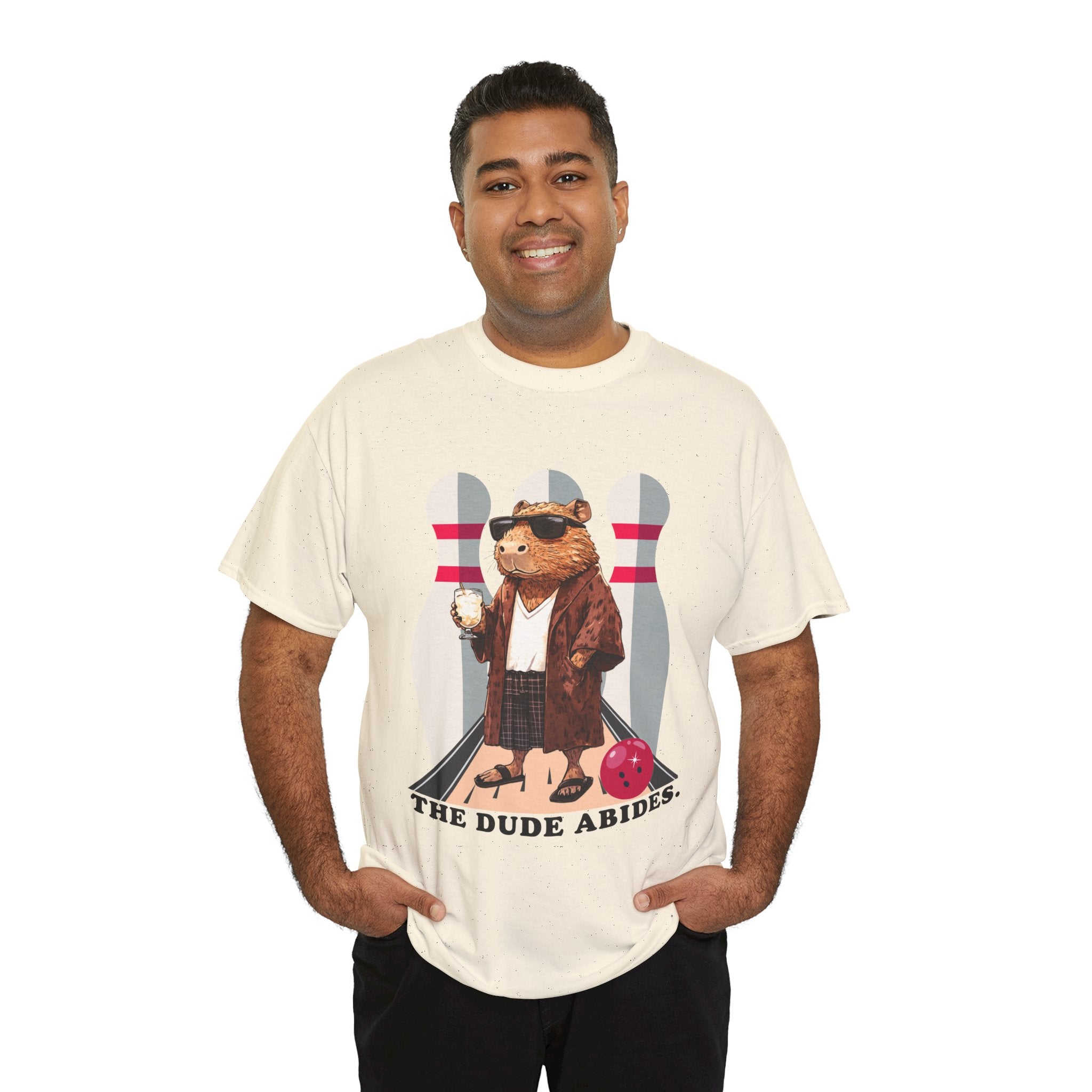 The Big Capybowski - 'The Dude Abides'  - Big Lewboski Fan TShirt