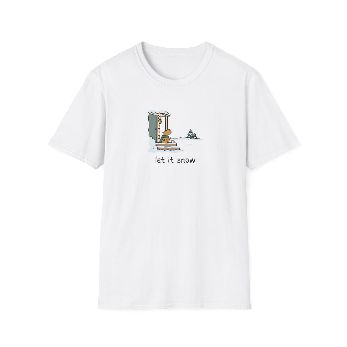 Let it Snow Capybara Softstyle Tee
