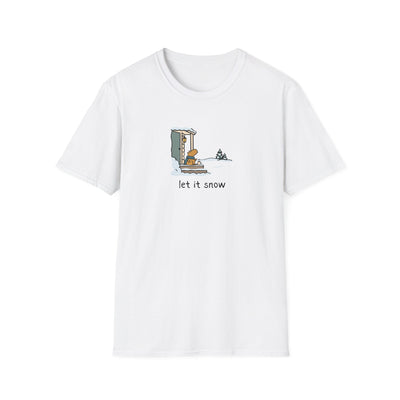 Let it Snow Capybara Softstyle Tee