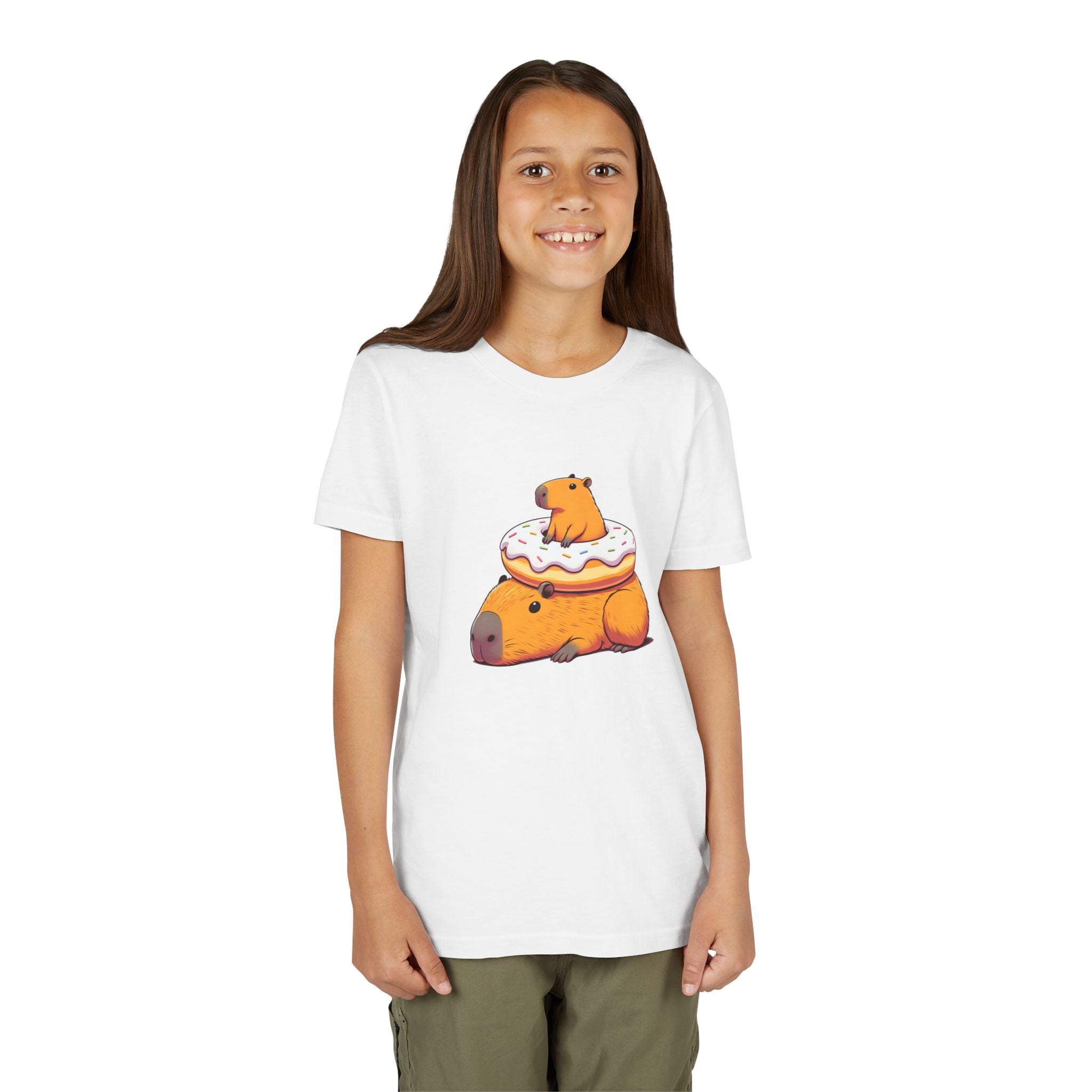 Capybara Donut Bliss - Unisex Youth Tee