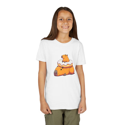 Capybara Donut Bliss - Unisex Youth Tee