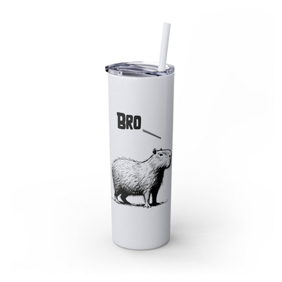 Bro Bro, Best of Friends – Capybara Coffee Skinny Tumbler