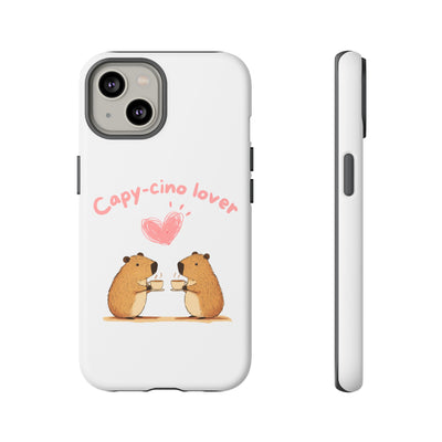 Cute Capybara Phone Case  (Capy-cino Lover Series)