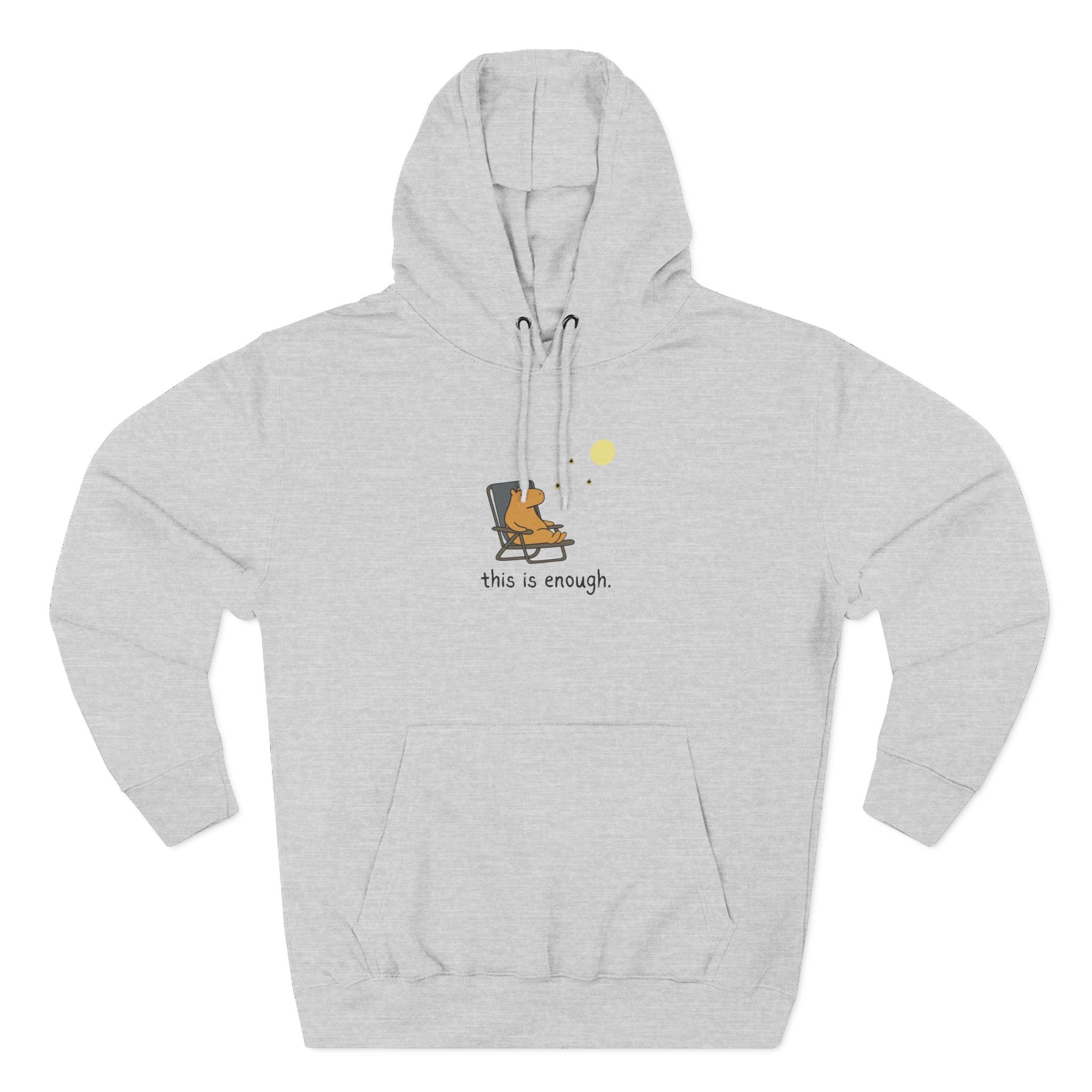 Moonlight This is Enough - Capybara Fleece Hoodie