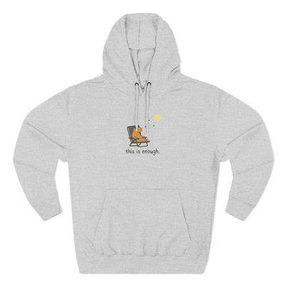 Moonlight This is Enough - Capybara Fleece Hoodie