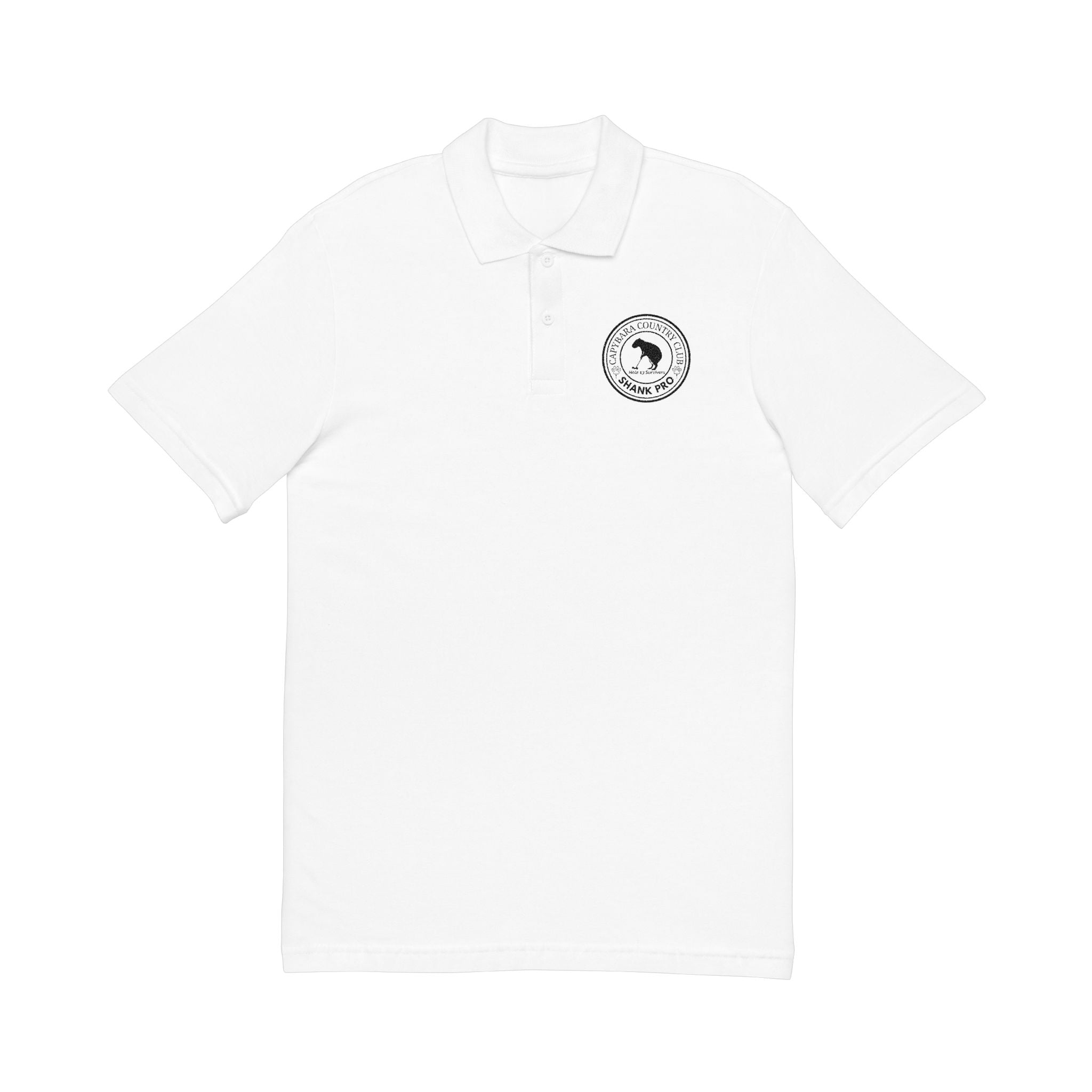 🏌️‍♂️ Capybara Country Club™ Embroidered Polo – Shank Pro Edition