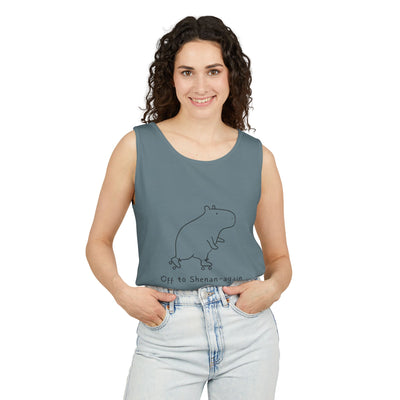 Off to Shenan-again Capybara Premium Tank Top