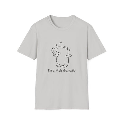 "I'm a Little Dramatic" Capybara Drama Lover Softstyle Tee
