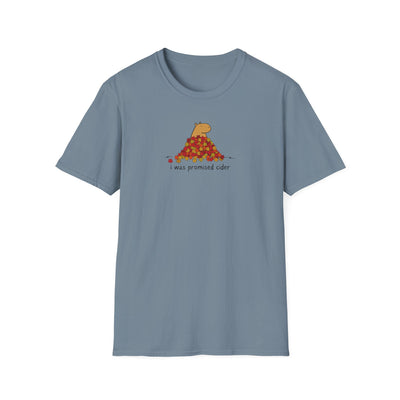 I Was Promised Cider - Capybara Softstyle Adult T-Shirt