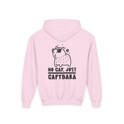 Kawaii No Cap, Just Capybara Kids Hoodie