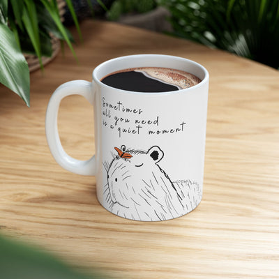 Sometimes All You Need Is a Quiet Moment Capybara Mug