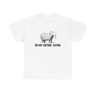 Do Not Disturb. Eating. Capybara Heavy Tee
