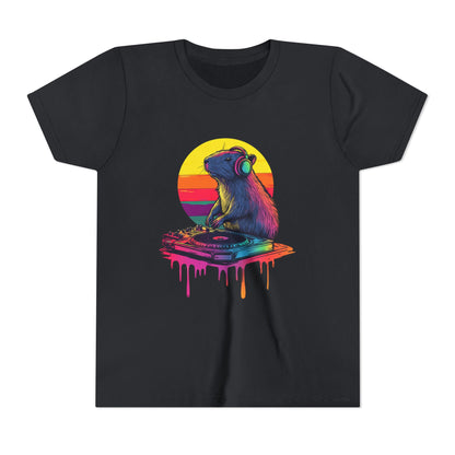 DJ Capybara Single Turntable - Unisex Tee (KIDS)
