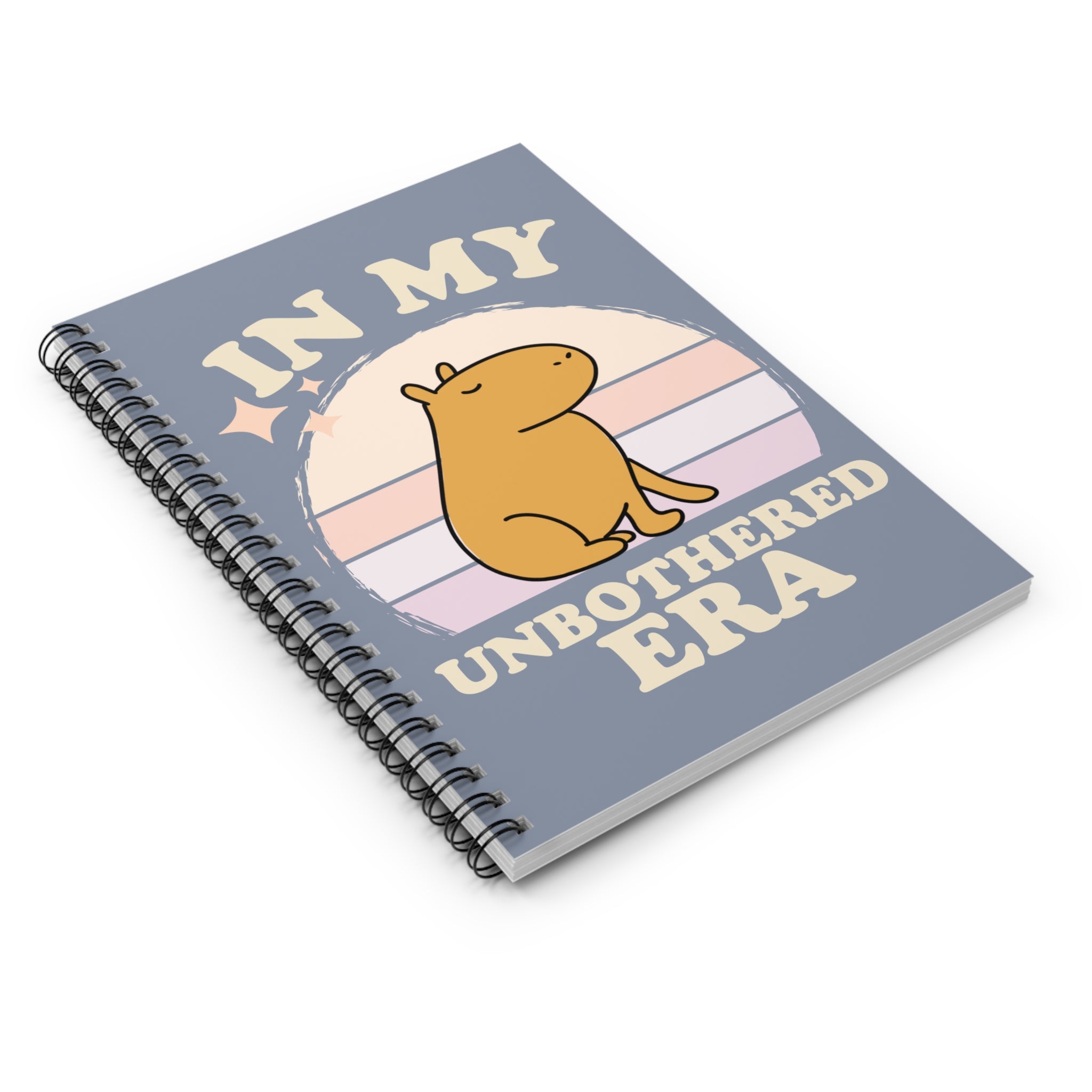 Capybara Notebook – In My Unbothered Era Journal