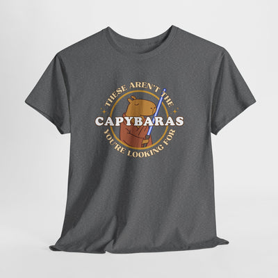 Capybara Star Wars Shirt – These Aren’t the Capybaras You’re Looking For – Obi-Wan Capybara – Funny Nerd Gift - Unisex Adult Tee