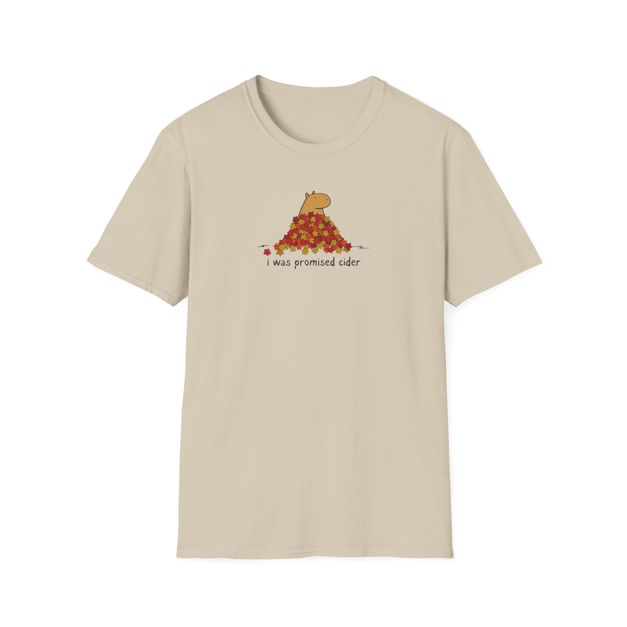 I Was Promised Cider - Capybara Softstyle Adult T-Shirt