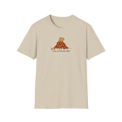 I Was Promised Cider - Capybara Softstyle Adult T-Shirt
