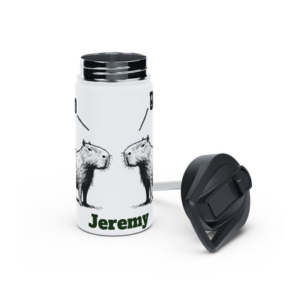 Bro Bro Personalized Water Bottle | Funny Gift for Boys & Teens | Capybara Bro Hydration Bottle