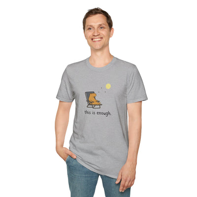 “This Is Enough” Capybara Moonlight Softstyle Tee