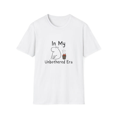 "In my Unbothered Era" Capybara Calm Chaos Softstyle Adult Tee