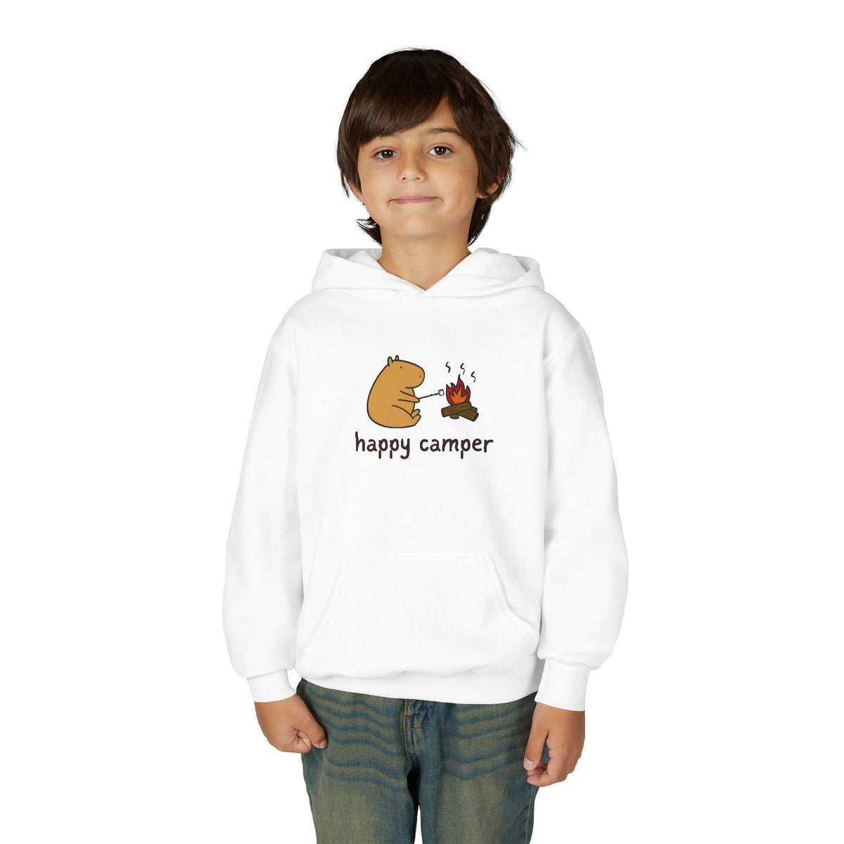Happy Camper Kids Capybara Hoodie
