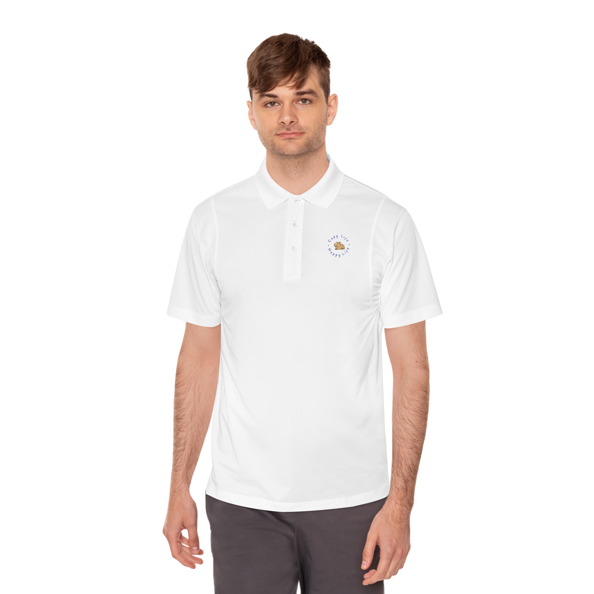 Capy Life Signature Men's Sport Polo Shirt