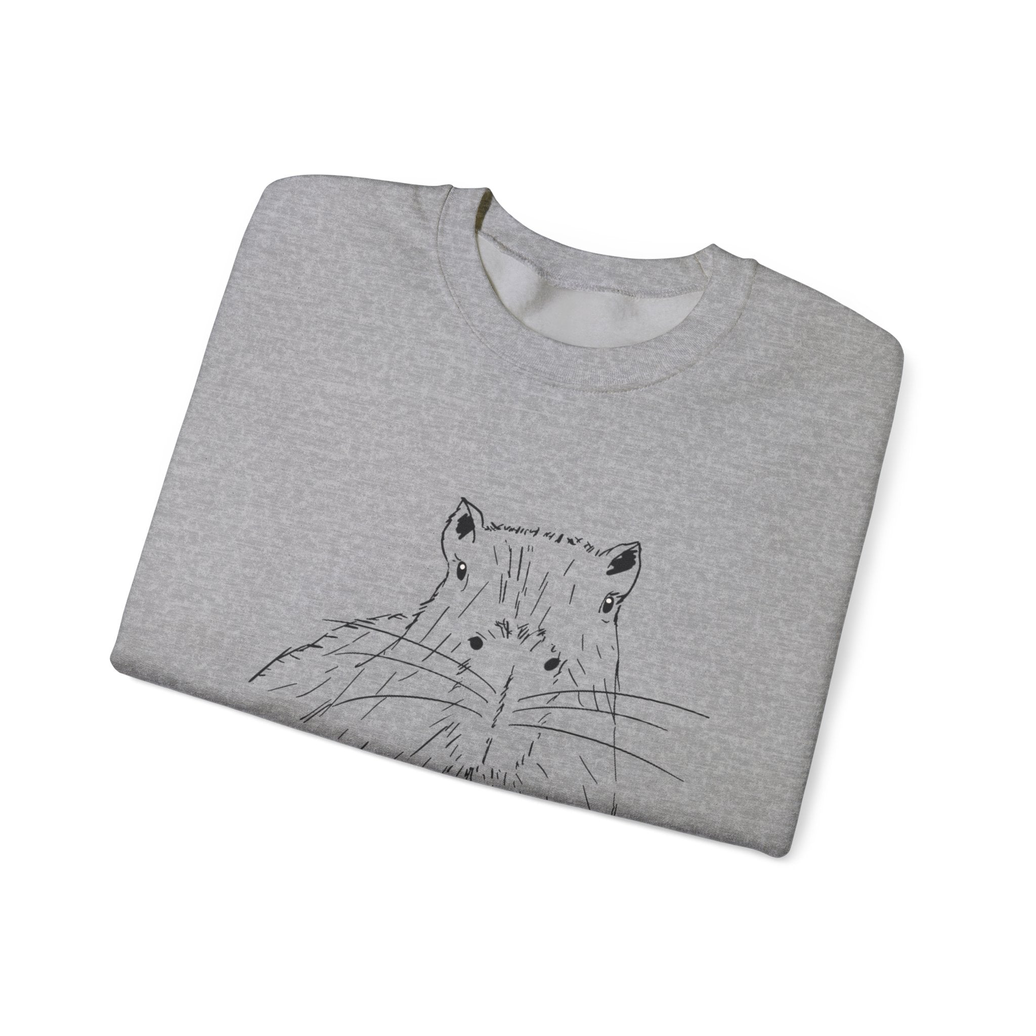 "You Gonna Finish That?" Capybara Crewneck Sweatshirt