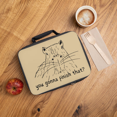 You Gonna Finish That? Capybara Lunch Box