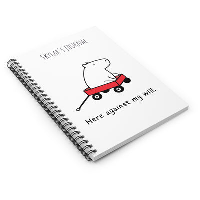 Capybara notebook design - view 3