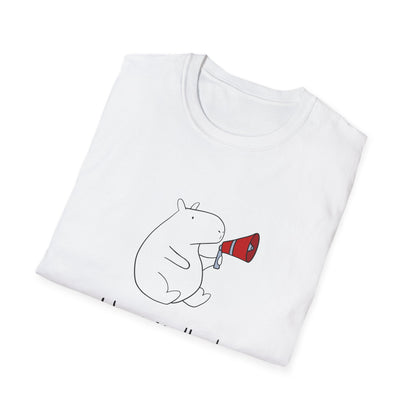 Funny Capybara T-Shirt – “I Have Feedback” Minimalist Graphic Tee