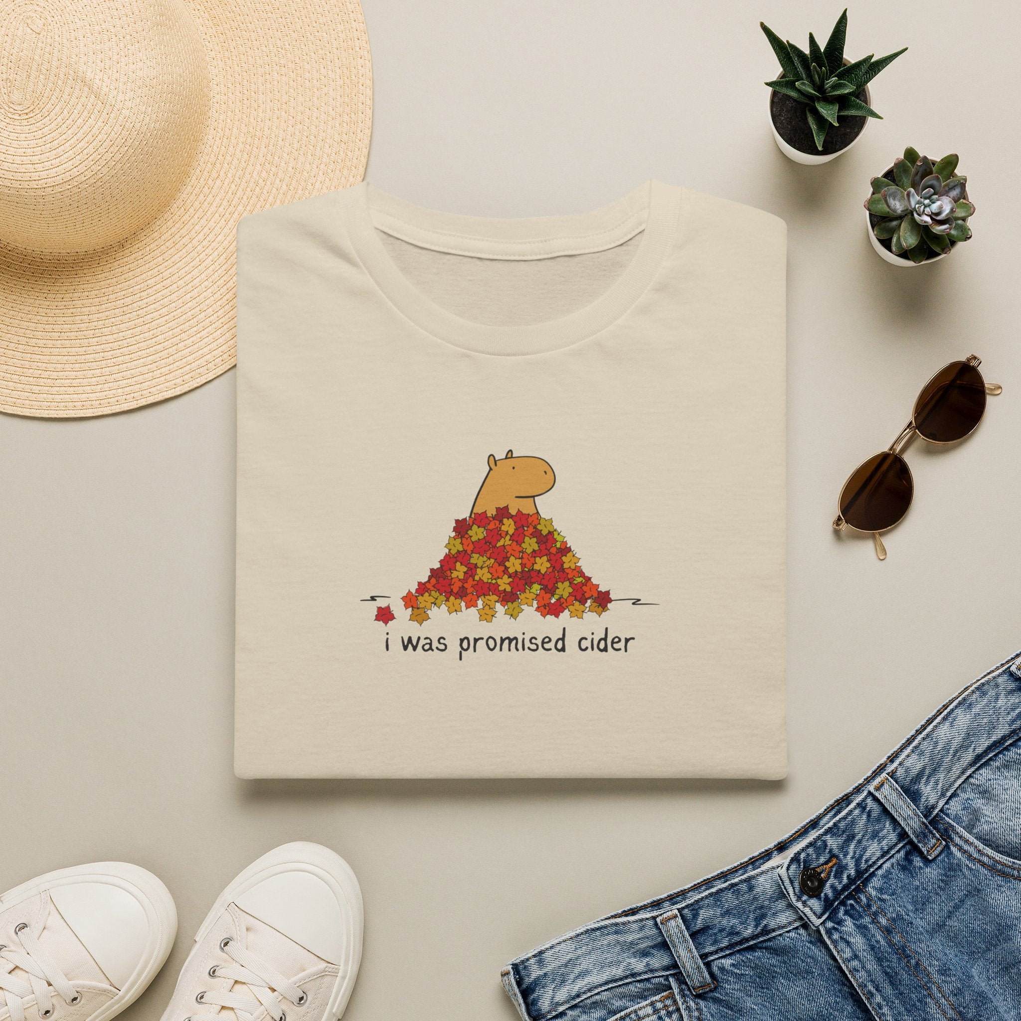 I Was Promised Cider - Capybara Softstyle Adult T-Shirt