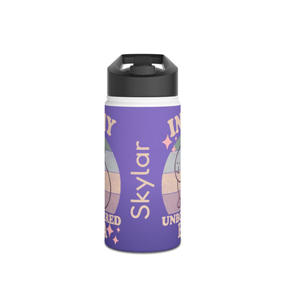 Personalized In My Unbothered Era Capybara Water Bottle | Funny Kids Water Bottle | Swiftie Gift