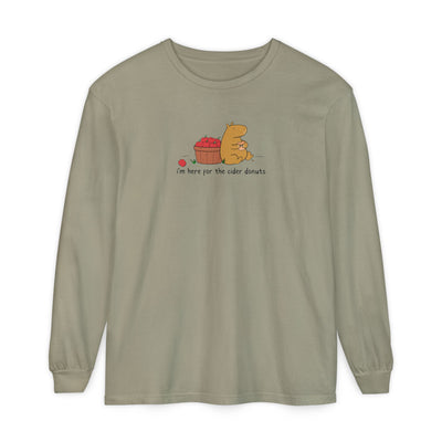 Cider Donuts Capybara Long Sleeve Tee