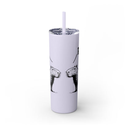 Bro Bro, Best of Friends – Capybara Coffee Skinny Tumbler
