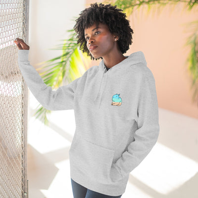 Capy Life Coastal Capybara Hoodie – Minimalist Beach Graphic Pullover