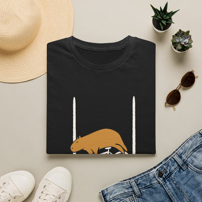Capybara Bike Lane Softstyle Adult Tee