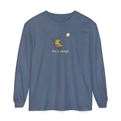 This is Enough Moonlight Capybara Long Sleeve Tee