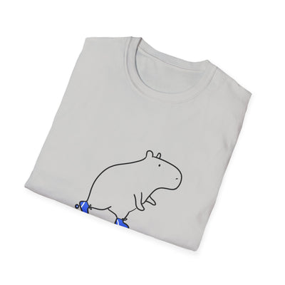 "Off to Shenan-again" Capybara Funny Adult Tee
