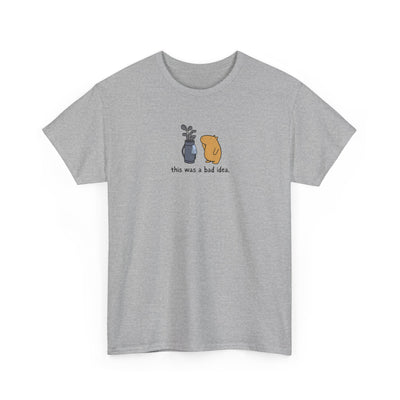This was a bad Idea Funny Capybara Golf Heavy Tee