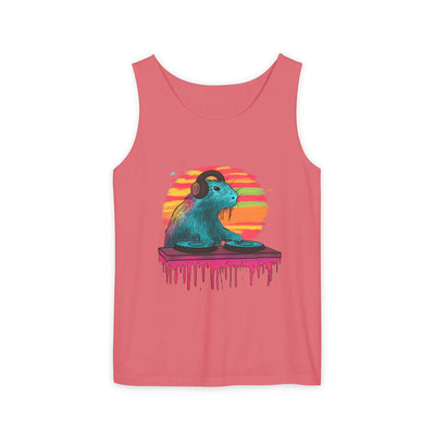 DJ Capybara Retro Music Tank Top