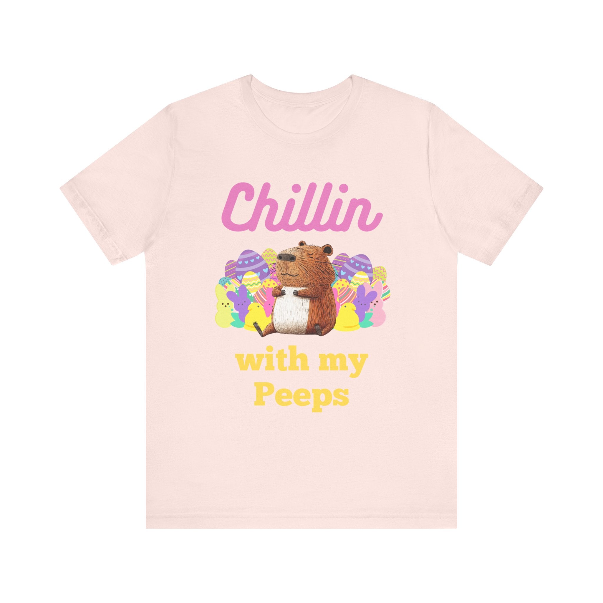 Chillin' with My Peeps - Unisex Jersey Tee (ADULT)